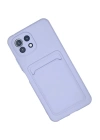 BFS Xiaomi Mİ 11 Lite Kılıf Kelvin Kartvizitli Silikon - Lila