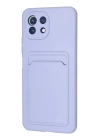 BFS Xiaomi Mİ 11 Lite Kılıf Kelvin Kartvizitli Silikon - Lila