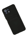 BFS  Xiaomi Mİ 11 Lite Kılıf Kelvin Kartvizitli Silikon - Siyah
