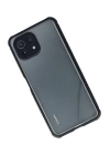 BFS  Xiaomi Mİ 11 Lite Kılıf Miami Şeffaf Silikon - Lacivert