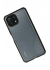 BFS  Xiaomi Mİ 11 Lite Kılıf Miami Şeffaf Silikon - Siyah