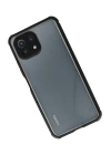 BFS  Xiaomi Mİ 11 Lite Kılıf Miami Şeffaf Silikon - Siyah