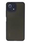 BFS  Xiaomi Mİ 11 Lite Kılıf Montreal Silikon Kapak - Lacivert