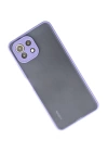 BFS  Xiaomi Mİ 11 Lite Kılıf Montreal Silikon Kapak - Mor