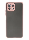 BFS  Xiaomi Mİ 11 Lite Kılıf Montreal Silikon Kapak - Pembe