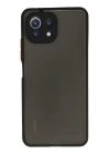 BFS  Xiaomi Mİ 11 Lite Kılıf Montreal Silikon Kapak - Siyah