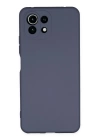 BFS  Xiaomi Mİ 11 Lite Kılıf Nano içi Kadife Silikon - Gri