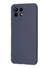 BFS  Xiaomi Mİ 11 Lite Kılıf Nano içi Kadife Silikon - Gri