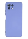 BFS  Xiaomi Mİ 11 Lite Kılıf Nano içi Kadife Silikon - Lila