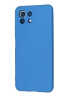 BFS  Xiaomi Mİ 11 Lite Kılıf Nano içi Kadife Silikon - Mavi