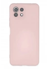 BFS Xiaomi Mİ 11 Lite Kılıf Nano içi Kadife Silikon - Pudra