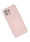 BFS  Xiaomi Mİ 11 Lite Kılıf Nano içi Kadife Silikon - Pudra