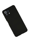 BFS  Xiaomi Mİ 11 Lite Kılıf Nano içi Kadife Silikon - Siyah