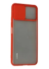 BFS  Xiaomi Mİ 11 Lite Kılıf Palm Buzlu Kamera Sürgülü Silikon - Kırmızı