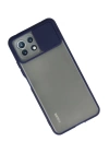BFS  Xiaomi Mİ 11 Lite Kılıf Palm Buzlu Kamera Sürgülü Silikon - Lacivert