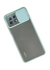 BFS  Xiaomi Mİ 11 Lite Kılıf Palm Buzlu Kamera Sürgülü Silikon - Turkuaz
