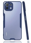 BFS  Xiaomi Mİ 11 Lite Kılıf Platin Silikon - Lacivert