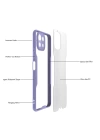 BFS  Xiaomi Mİ 11 Lite Kılıf Platin Silikon - Mavi