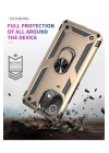 BFS  Xiaomi Mİ 11 Lite Kılıf Sofya Yüzüklü Silikon Kapak - Gold