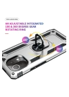 BFS  Xiaomi Mİ 11 Lite Kılıf Sofya Yüzüklü Silikon Kapak - Gümüş