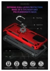 BFS  Xiaomi Mİ 11 Lite Kılıf Sofya Yüzüklü Silikon Kapak - Kırmızı