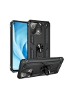 BFS  Xiaomi Mİ 11 Lite Kılıf Sofya Yüzüklü Silikon Kapak - Siyah
