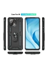 BFS  Xiaomi Mİ 11 Lite Kılıf Sofya Yüzüklü Silikon Kapak - Siyah