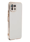 BFS  Xiaomi Mİ 11 Lite Kılıf Volet Silikon - Beyaz