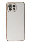 BFS  Xiaomi Mİ 11 Lite Kılıf Volet Silikon - Beyaz