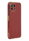 BFS  Xiaomi Mİ 11 Lite Kılıf Volet Silikon - Kırmızı