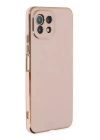 BFS  Xiaomi Mİ 11 Lite Kılıf Volet Silikon - Pembe
