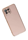 BFS  Xiaomi Mİ 11 Lite Kılıf Volet Silikon - Pembe