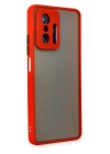 BFS  Xiaomi Mi 11T Pro Kılıf Montreal Silikon Kapak - Kırmızı
