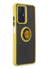 BFS  Xiaomi Mi 11T Pro Kılıf Montreal Yüzüklü Silikon Kapak - Sarı