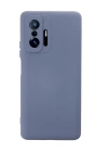 BFS  Xiaomi Mi 11T Pro Kılıf Nano içi Kadife Silikon - Gri