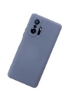 BFS  Xiaomi Mi 11T Pro Kılıf Nano içi Kadife Silikon - Gri