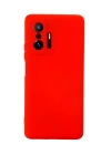 BFS  Xiaomi Mi 11T Pro Kılıf Nano içi Kadife Silikon - Kırmızı