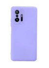 BFS  Xiaomi Mi 11T Pro Kılıf Nano içi Kadife Silikon - Lila