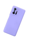 BFS  Xiaomi Mi 11T Pro Kılıf Nano içi Kadife Silikon - Lila