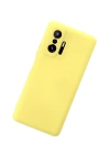 BFS  Xiaomi Mi 11T Pro Kılıf Nano içi Kadife Silikon - Sarı