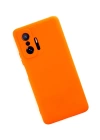 BFS  Xiaomi Mi 11T Pro Kılıf Nano içi Kadife Silikon - Turuncu