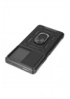 BFS  Xiaomi Mi 11T Pro Kılıf Pars Lens Yüzüklü Silikon - Siyah