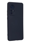BFS  Xiaomi Mi 12 Kılıf Nano içi Kadife Silikon - Lacivert