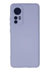 BFS  Xiaomi Mi 12 Kılıf Nano içi Kadife Silikon - Lila
