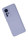 BFS  Xiaomi Mi 12 Kılıf Nano içi Kadife Silikon - Lila