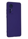BFS  Xiaomi Mi 12 Kılıf Nano içi Kadife Silikon - Mor
