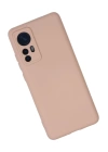 BFS  Xiaomi Mi 12 Kılıf Nano içi Kadife Silikon - Pudra
