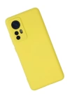 BFS  Xiaomi Mi 12 Kılıf Nano içi Kadife Silikon - Sarı