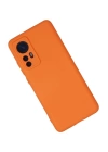 BFS  Xiaomi Mi 12 Kılıf Nano içi Kadife Silikon - Turuncu