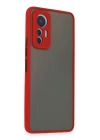 BFS  Xiaomi Mi 12 Lite Kılıf Montreal Silikon Kapak - Kırmızı